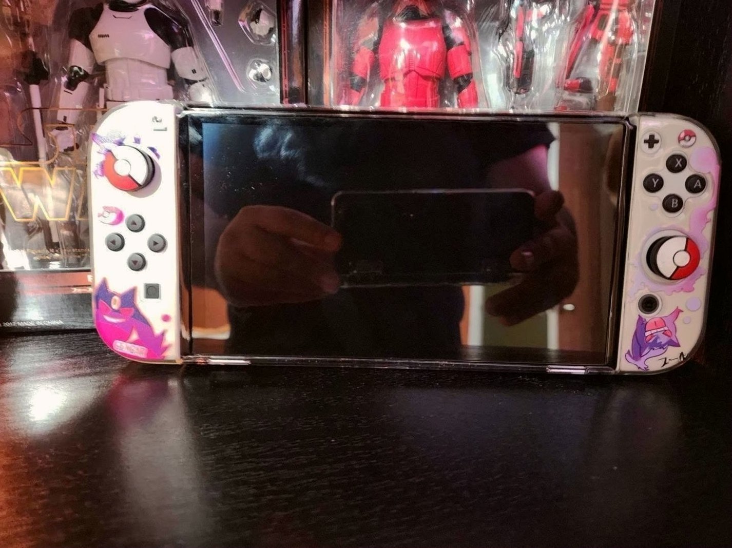 Nintendo Switch OLED 8G11 with Gengar Silicon Case - Used