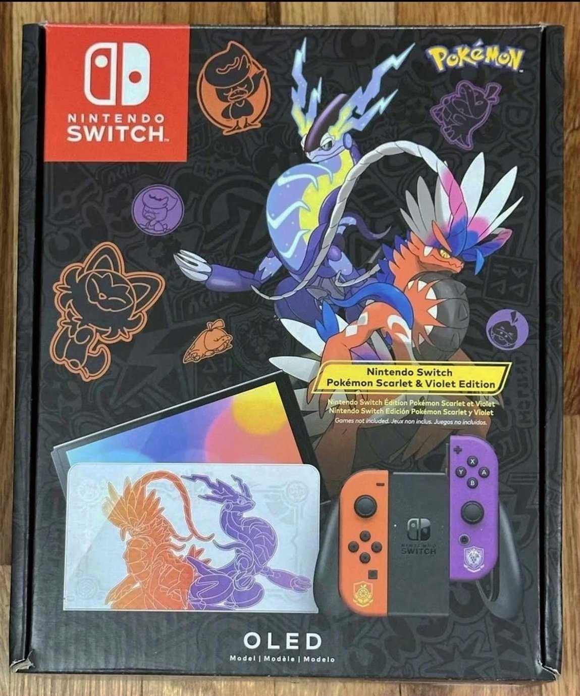 Nintendo Pokemon Scarlet and Violet Switch OLED 64GB - New Sealed