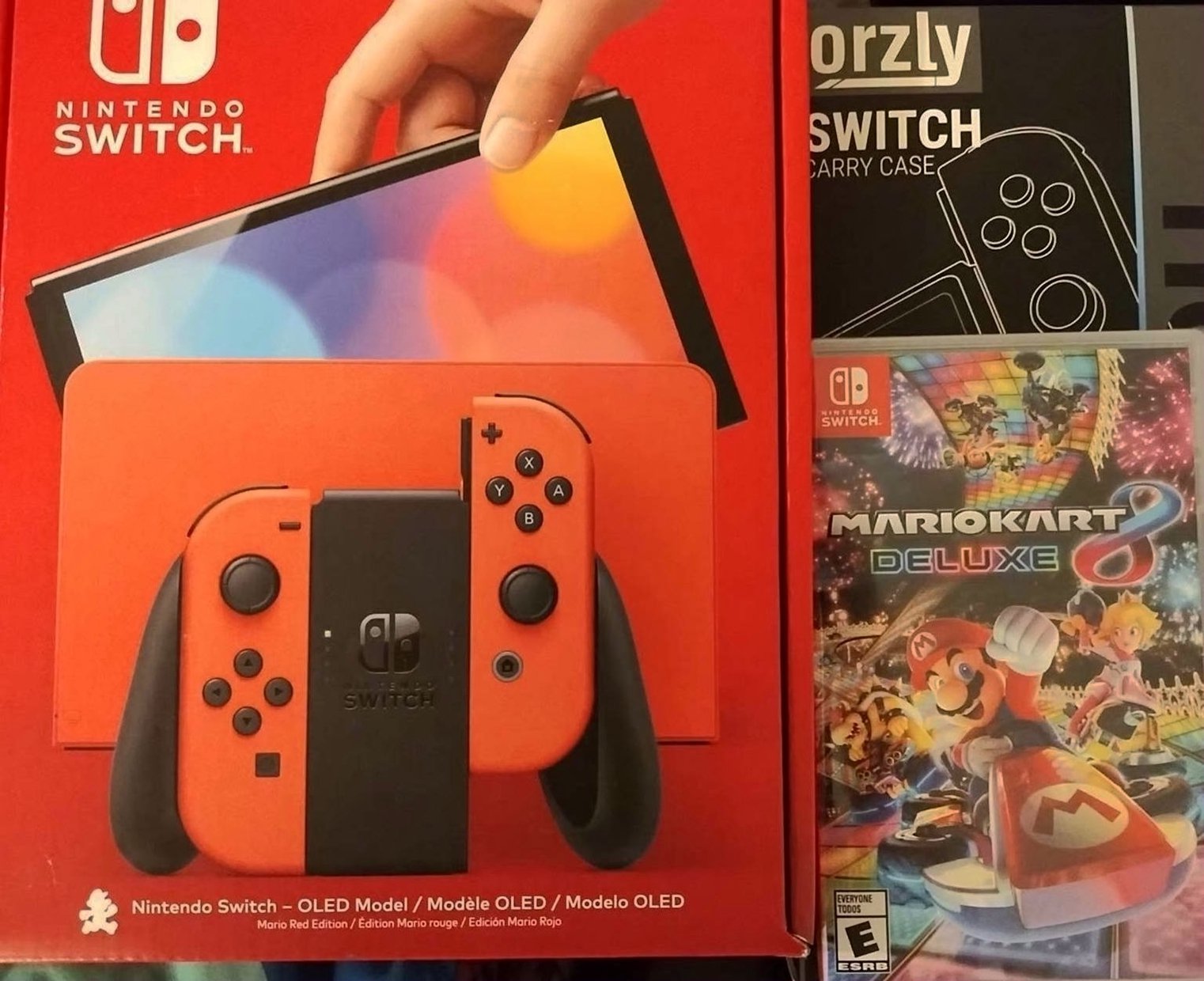 Nintendo Switch OLED Mario Red Edition Unlocked - Used