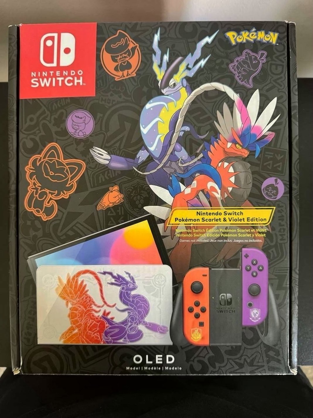 Nintendo Switch OLED Scarlet and Violet Edition Used