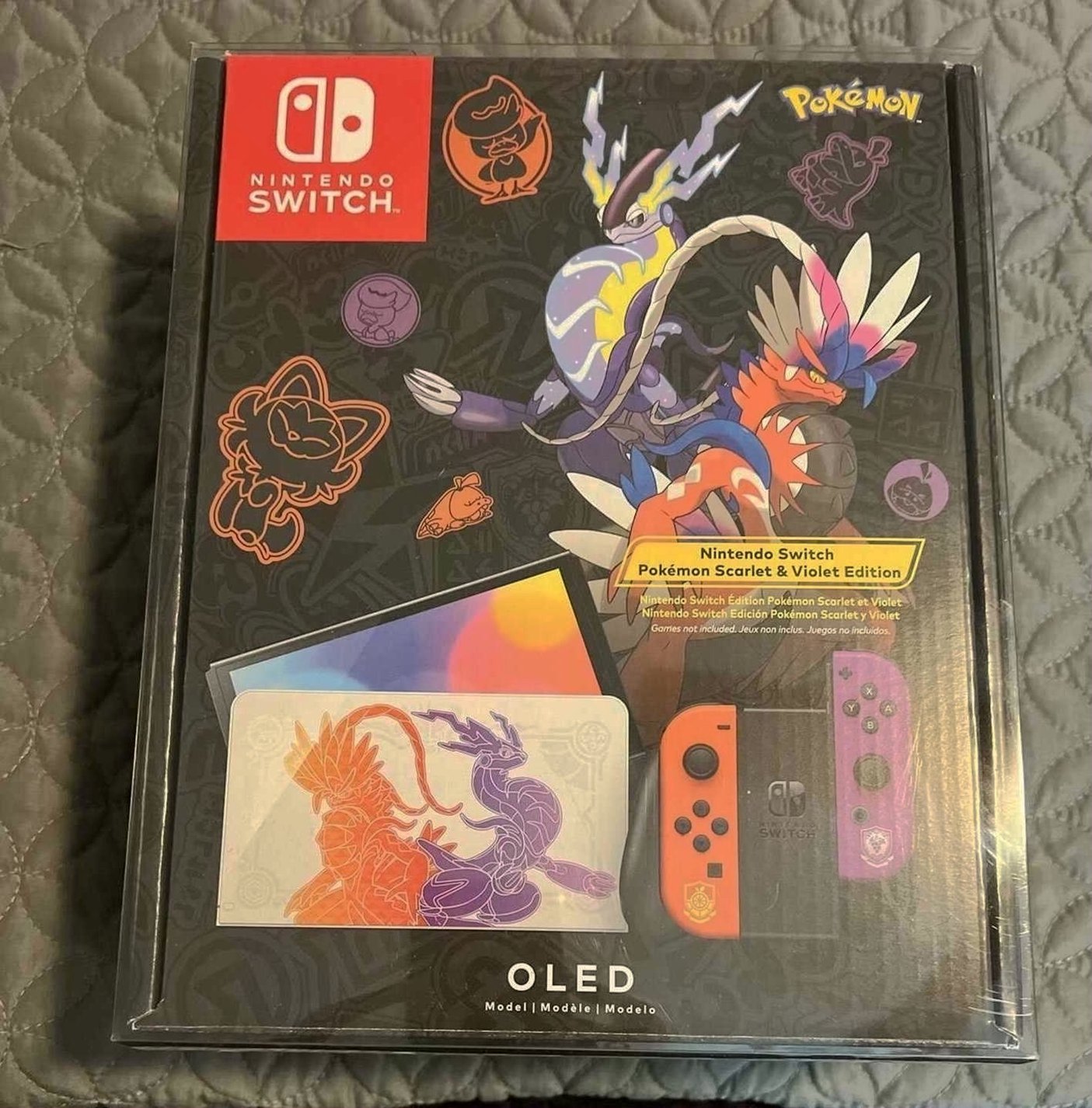 Nintendo Switch OLED Pokemon Scarlet and Violet Edition Console - Used