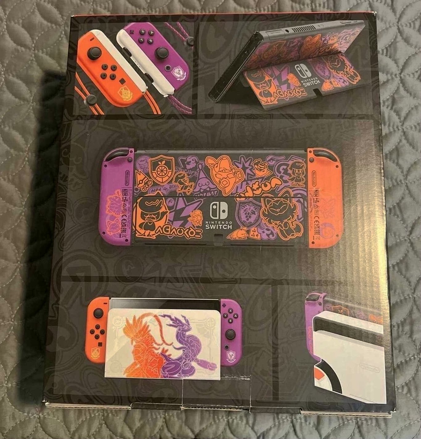 Nintendo Switch OLED Pokemon Scarlet and Violet Edition Console - Used image 4