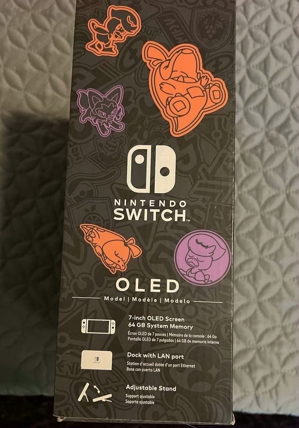 Nintendo Switch OLED Pokemon Scarlet and Violet Edition Console - Used image 5