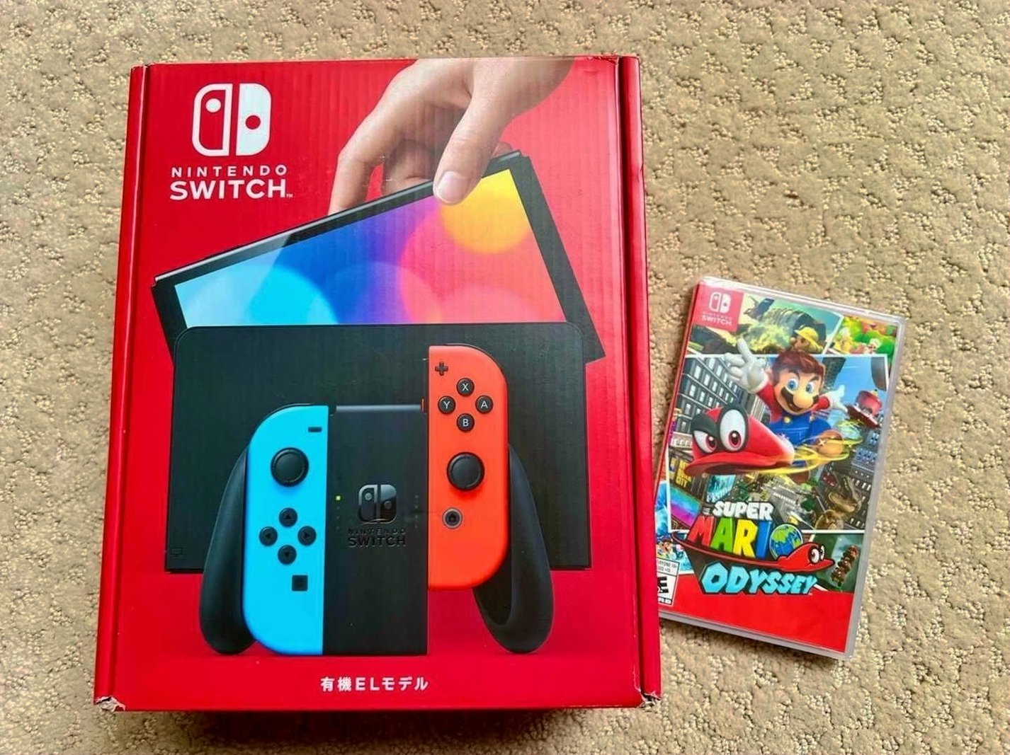 Nintendo Switch OLED Model 9P79 Super Mario Odyssey - Used