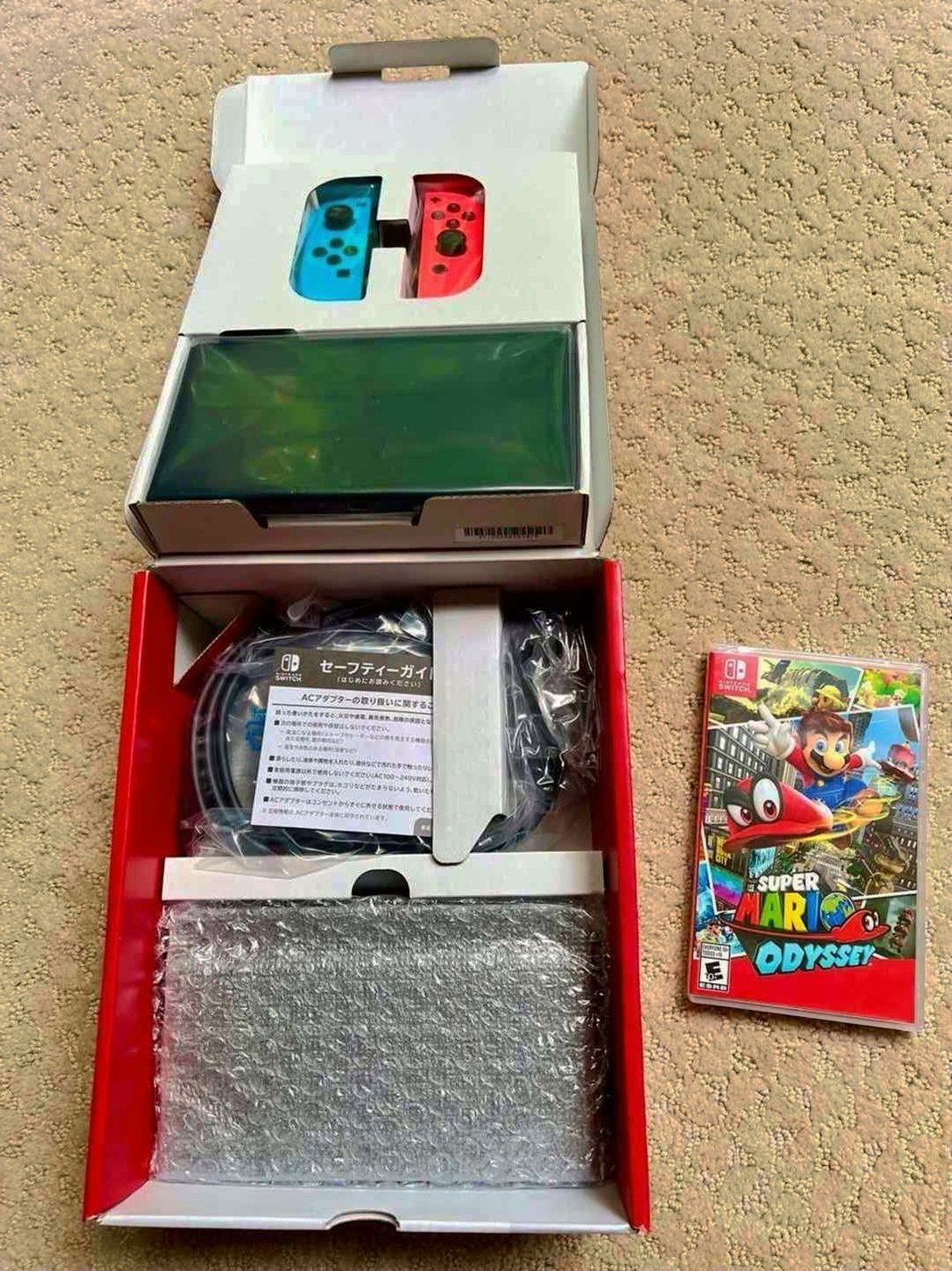 Nintendo Switch OLED Model 9P79 Super Mario Odyssey - Used image 5