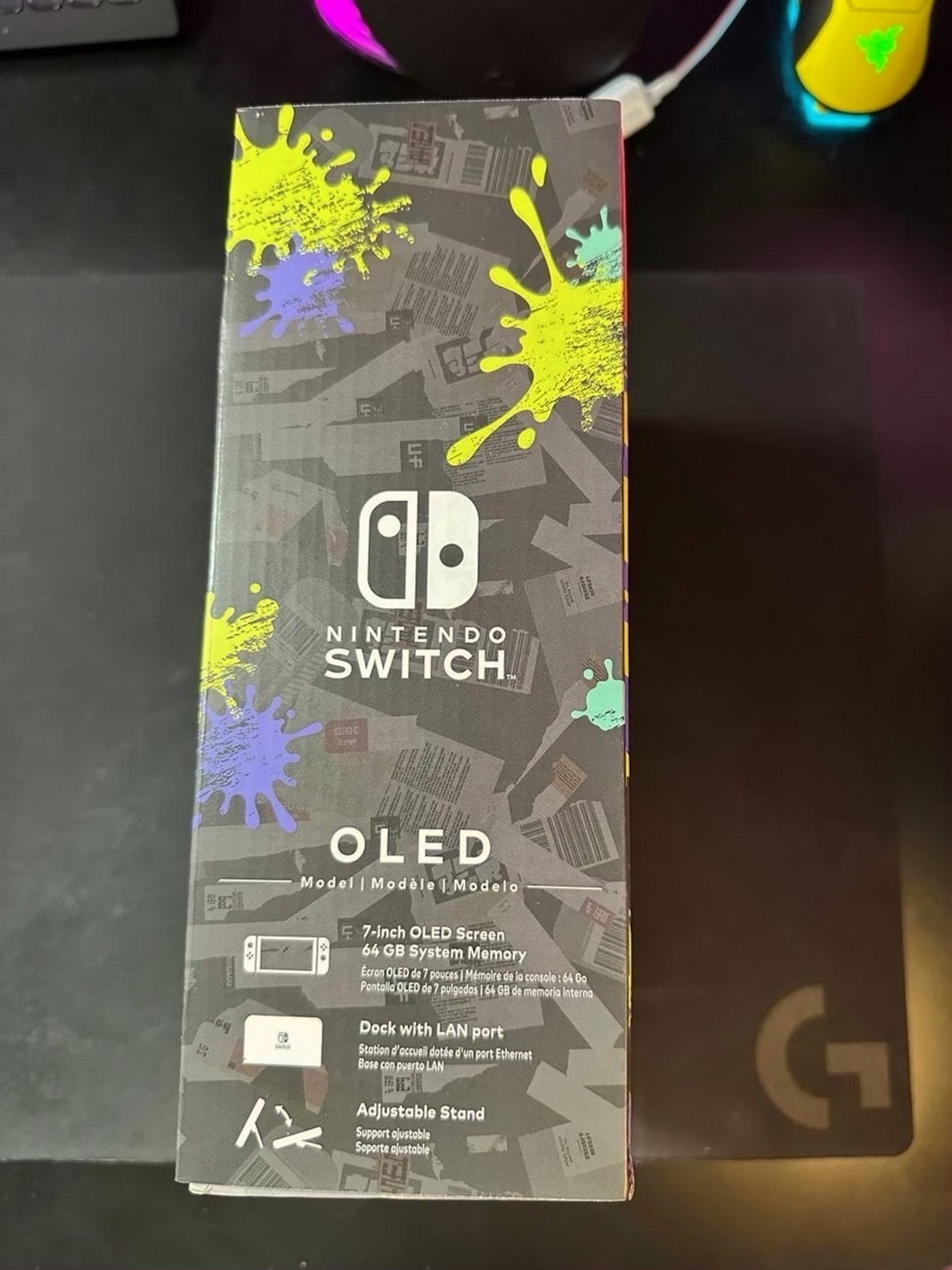 Nintendo Switch OLED Splatoon 3 Edition - Used image 4