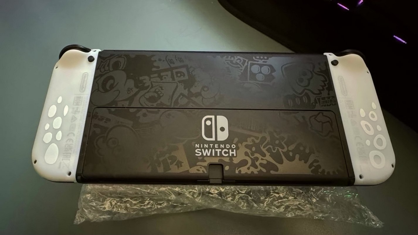 Nintendo Switch OLED Splatoon 3 Edition 64GB White - Used image 4
