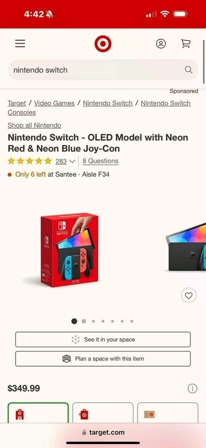 Nintendo Switch OLED 2V81 - Used image 3