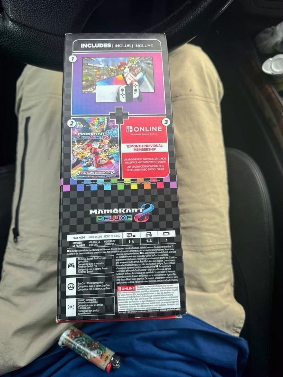 Nintendo Switch OLED Mario Edition Unlocked - Used image 2