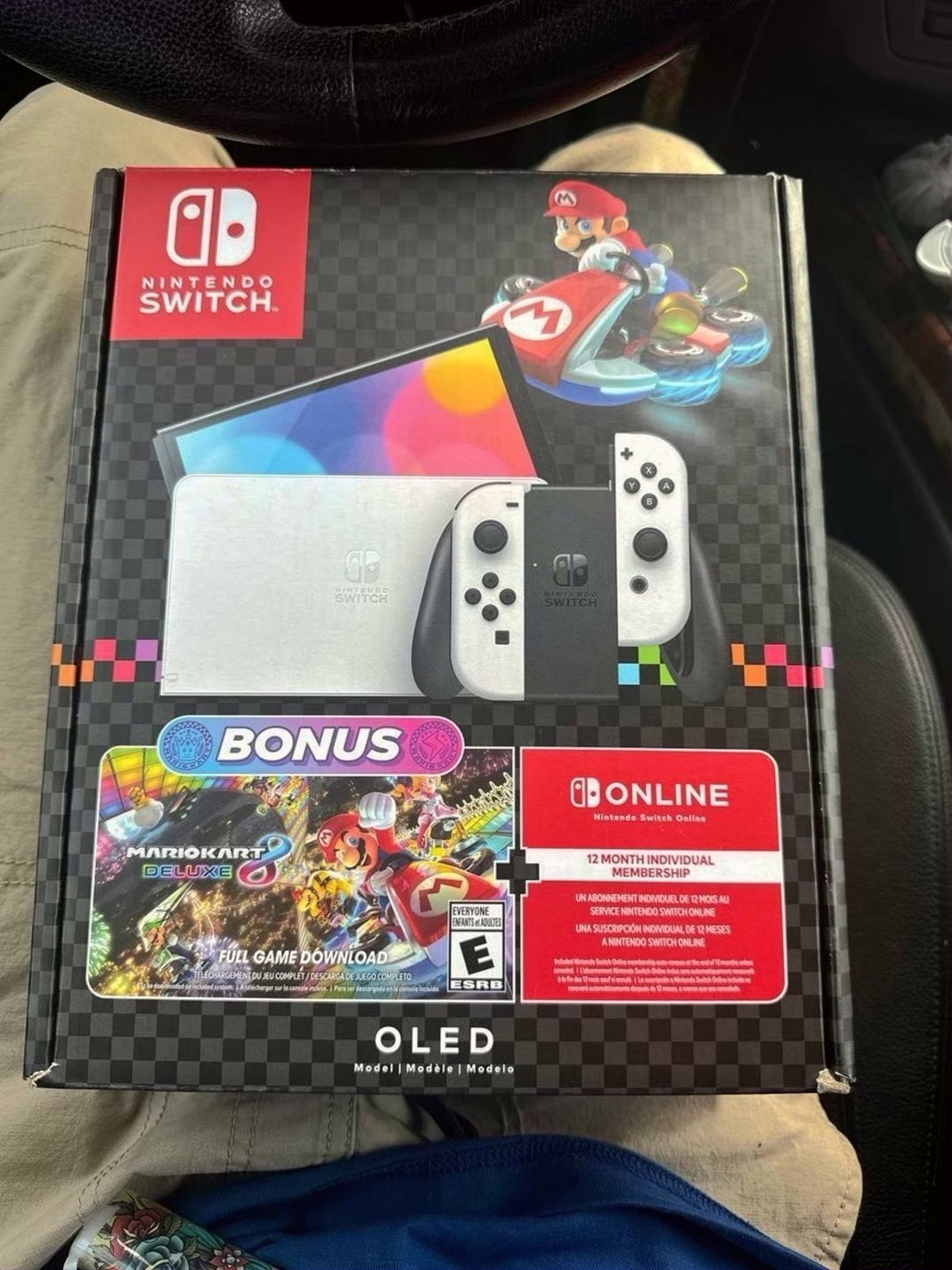 Nintendo Switch OLED Mario Edition Unlocked - Used image 3