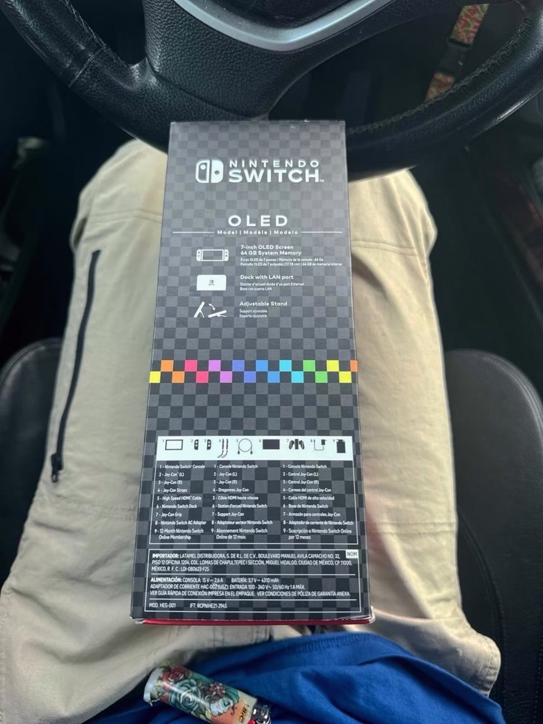Nintendo Switch OLED Mario Edition Unlocked - Used image 4