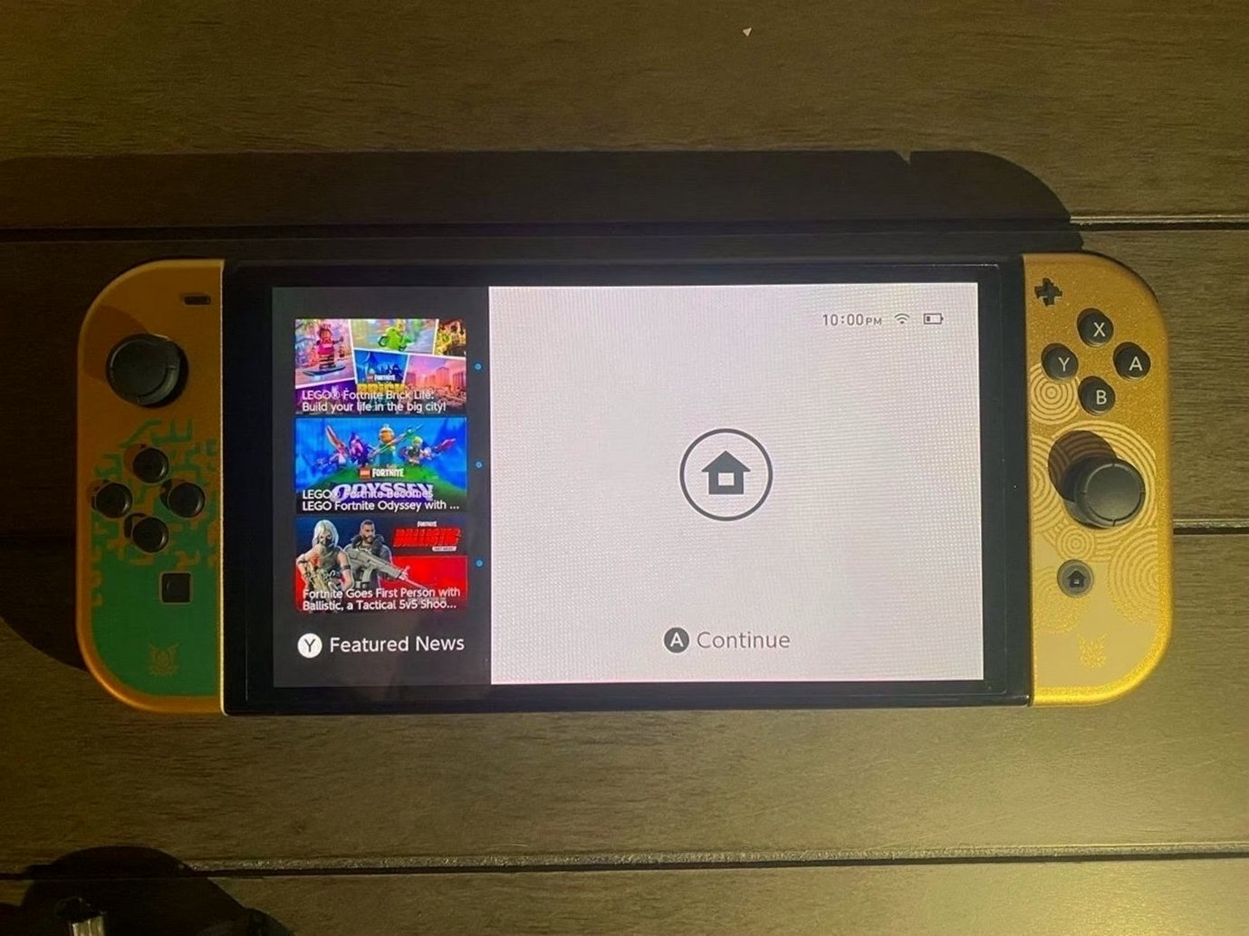 Nintendo OLED Switch Legend of Zelda Edition Used image 2