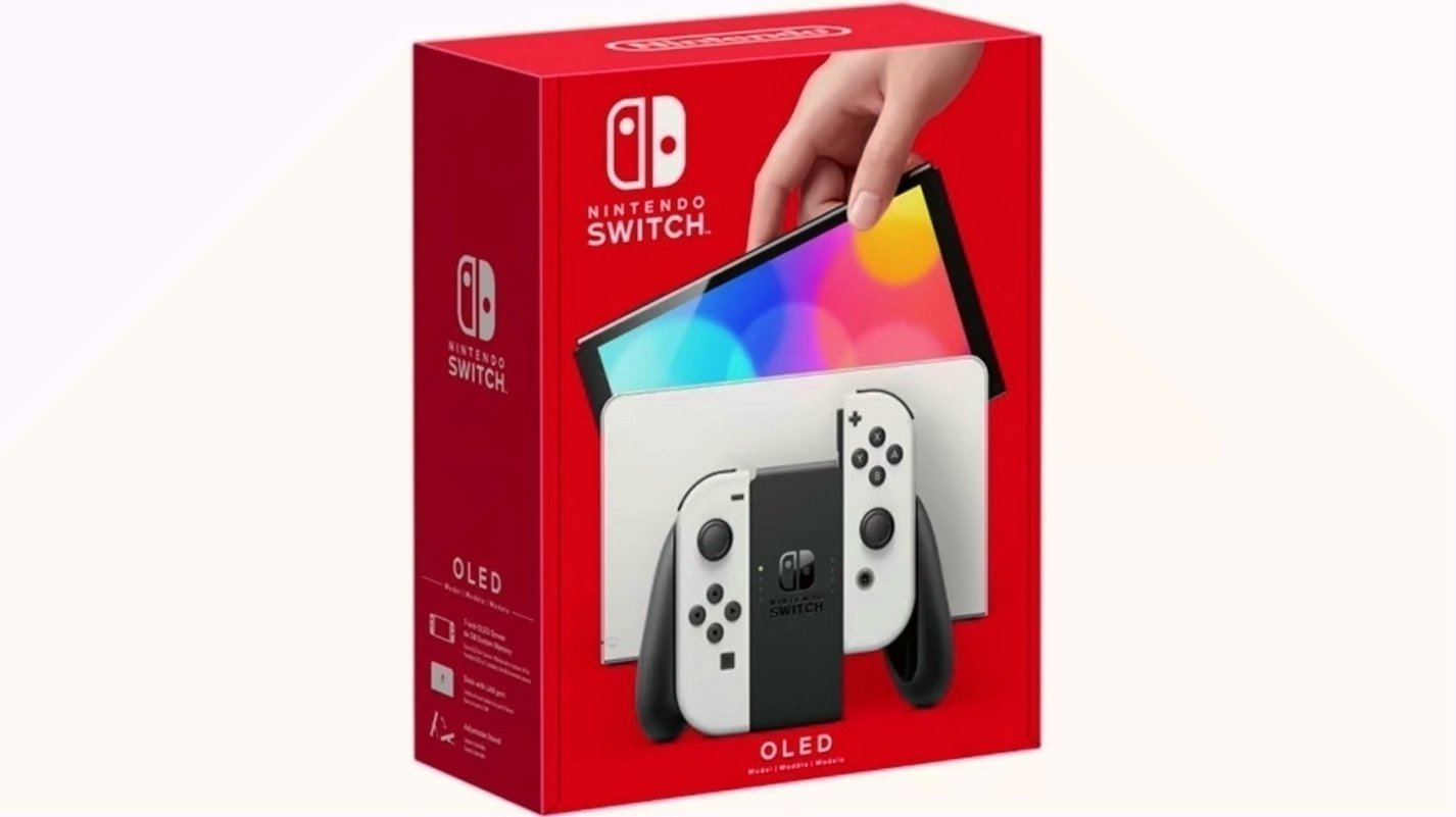 Nintendo Switch OLED Model White Set 8M28 - Used
