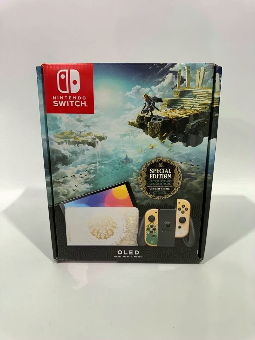 Nintendo Switch OLED Model 64GB Gold and Black Unlocked - Used
