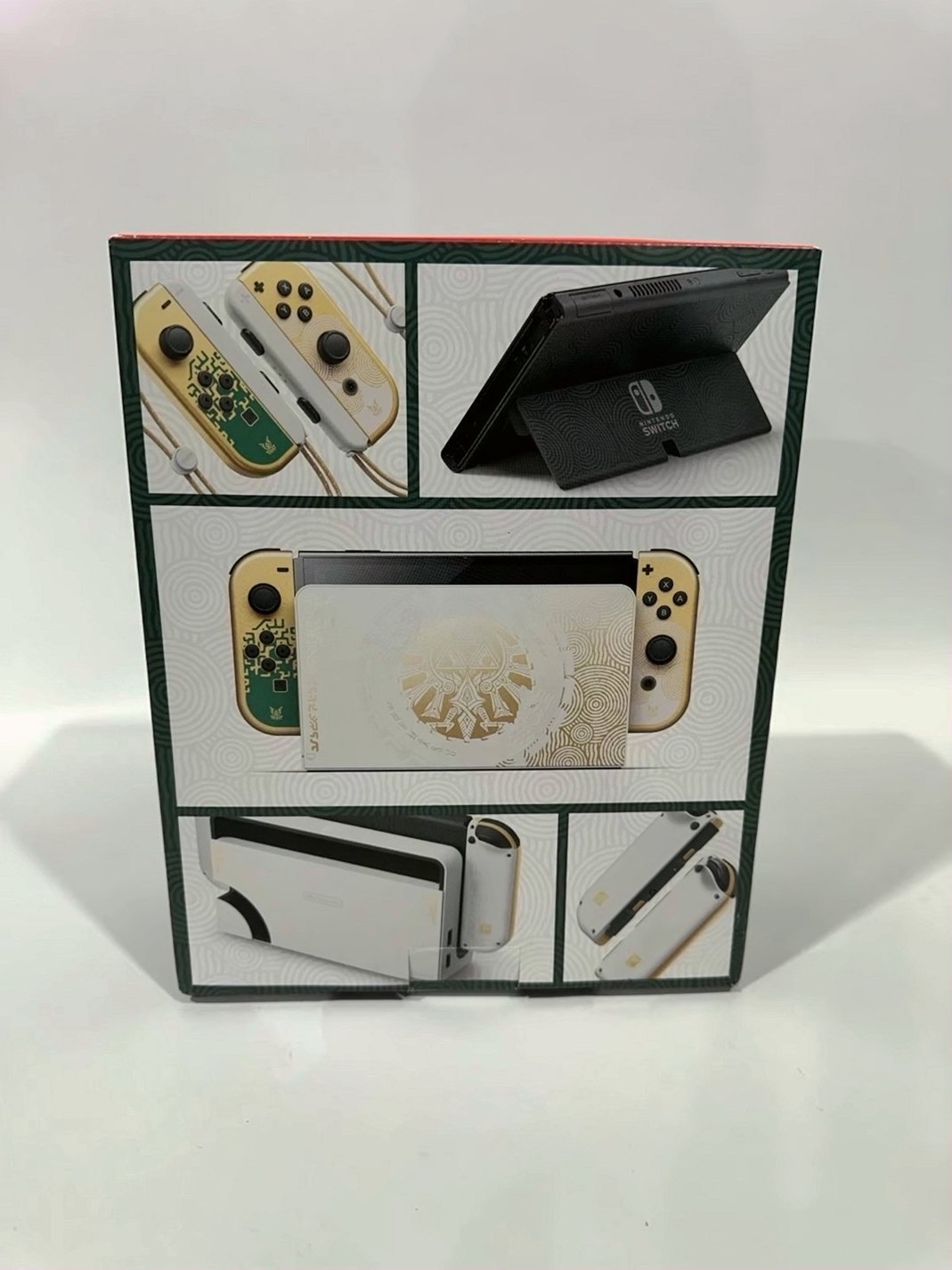 Nintendo Switch OLED Model 64GB Gold and Black Unlocked - Used image 2