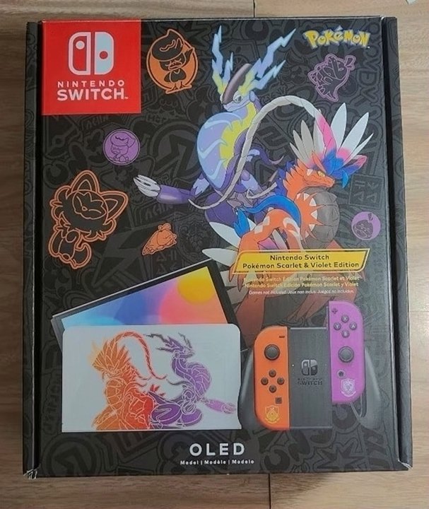 Nintendo Switch OLED Pokémon Scarlet & Violet Edition Console Used