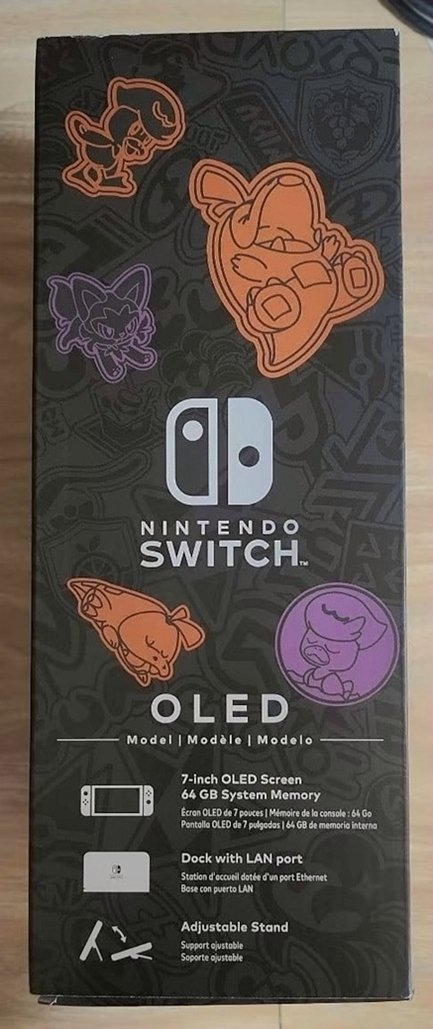 Nintendo Switch OLED Pokémon Scarlet & Violet Edition Console Used image 4