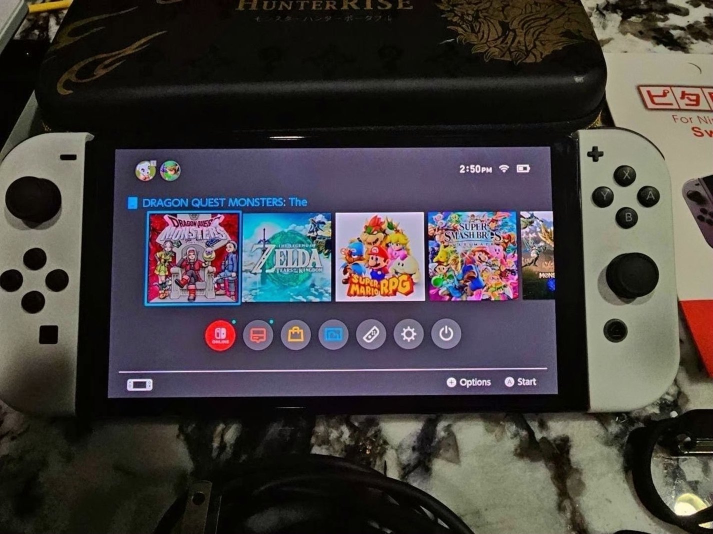 Nintendo Switch OLED 128GB White Unlocked - Used image 2