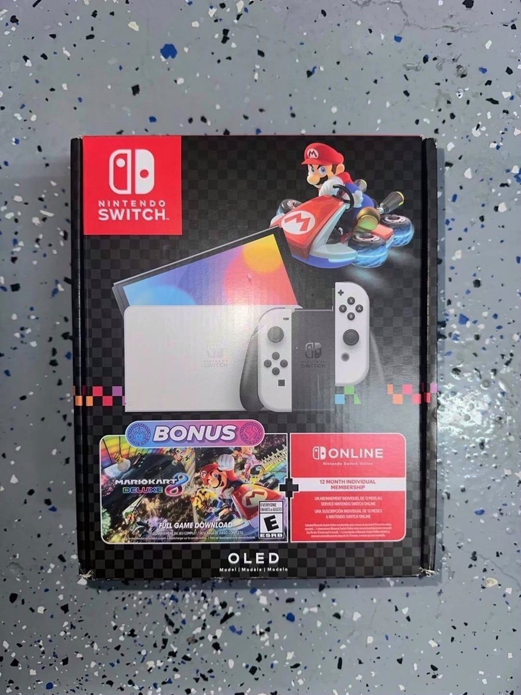 Nintendo Switch OLED Model Mario Kart 8 Deluxe Bundle 9L99 - Used
