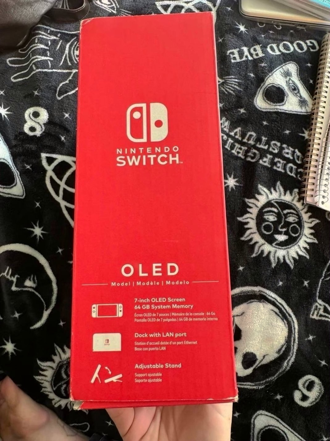 Nintendo Switch Console OLED 3M51 with Mario Party Superstars - Used image 2