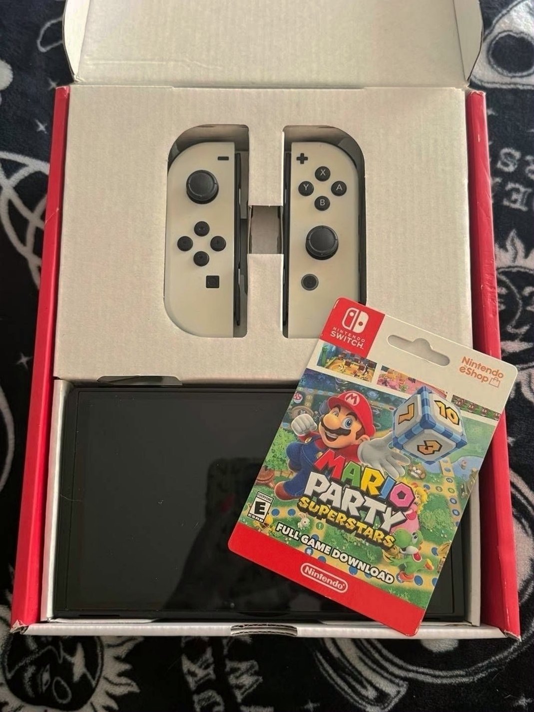 Nintendo Switch Console OLED 3M51 with Mario Party Superstars - Used image 5