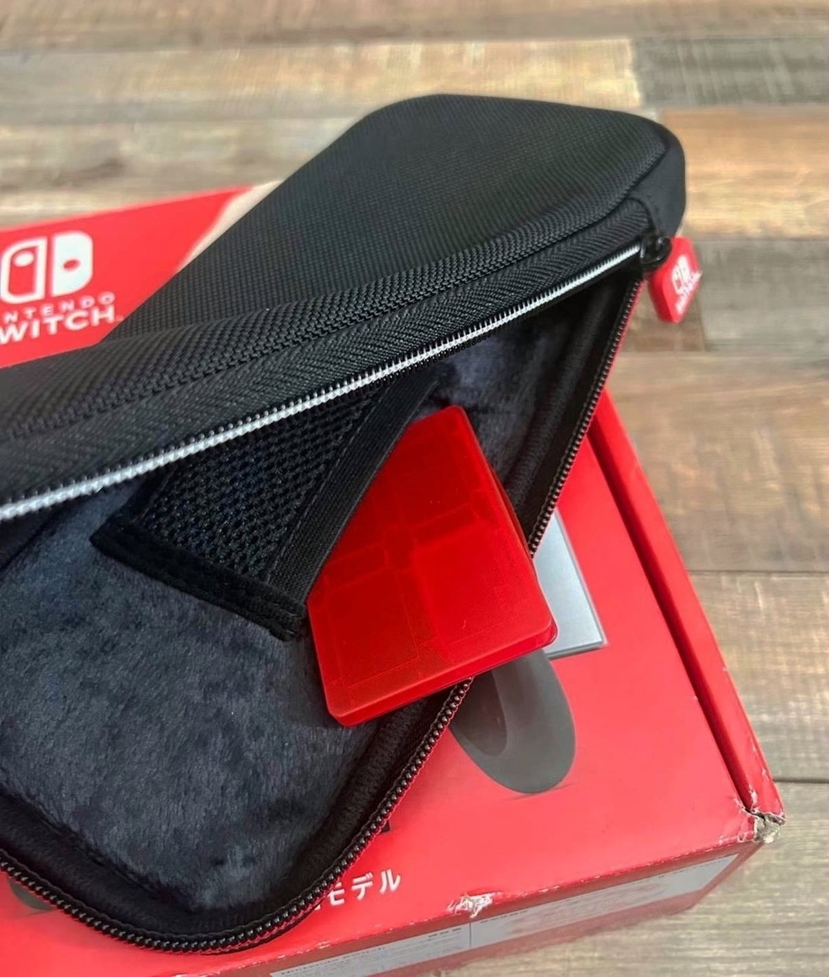 Nintendo Switch OLED 9T38 with Protective Case - Used image 2