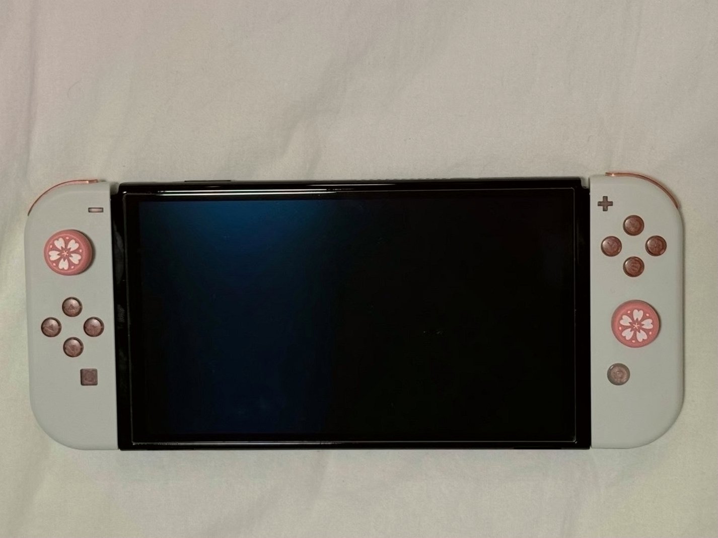 Nintendo Switch OLED Custom Pink White 7M13 - Used image 3