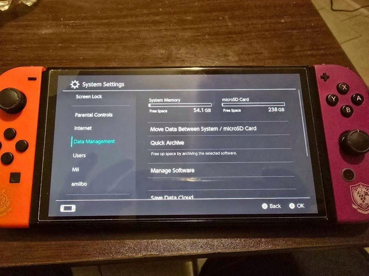 Nintendo Switch OLED Pokemon Edition 256GB Used
