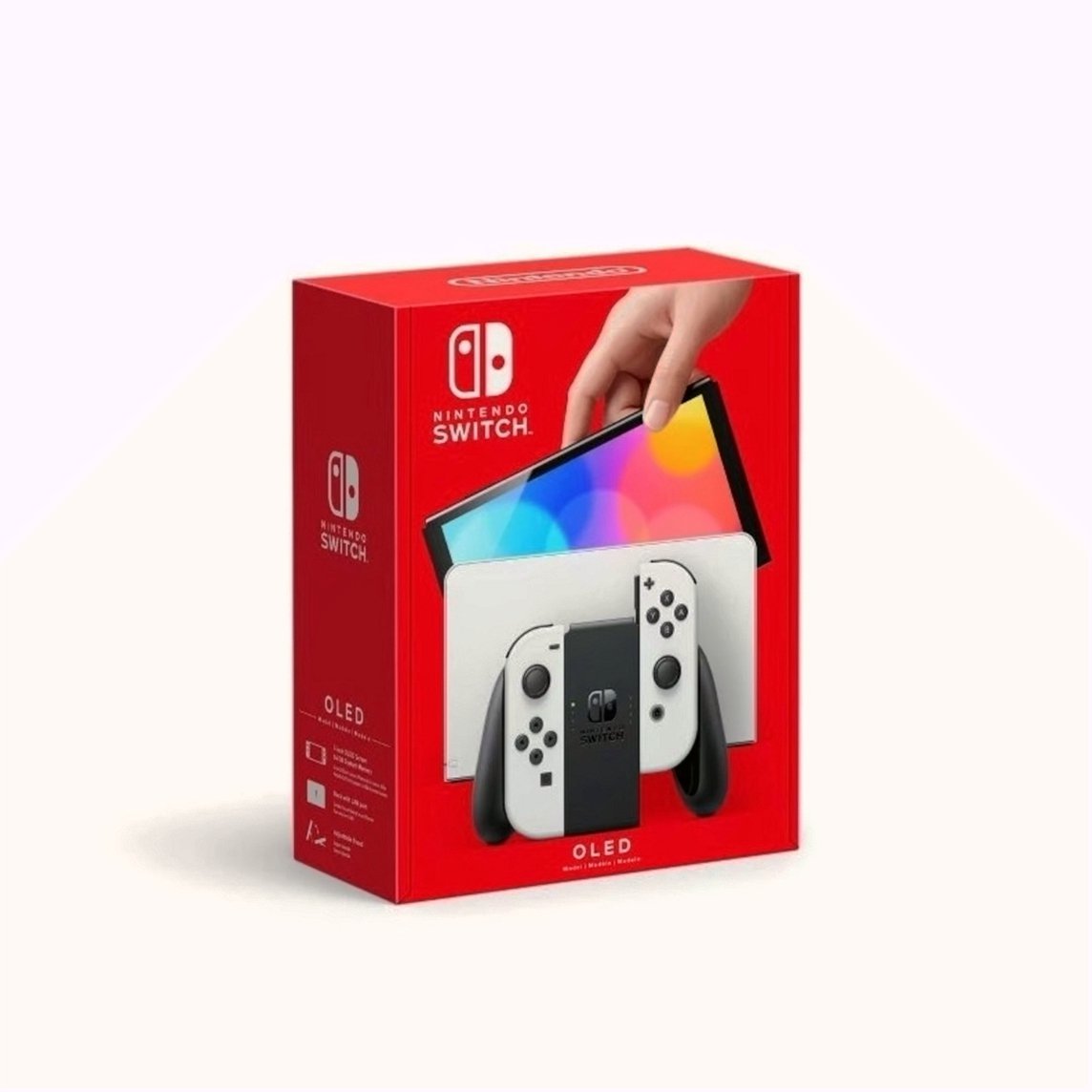 Nintendo Switch OLED Model White Joy-Con Unlocked - Used