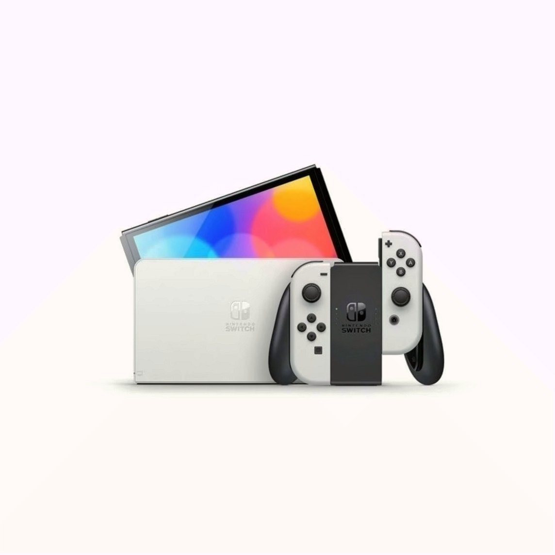 Nintendo Switch OLED Model White Joy-Con Unlocked - Used image 3