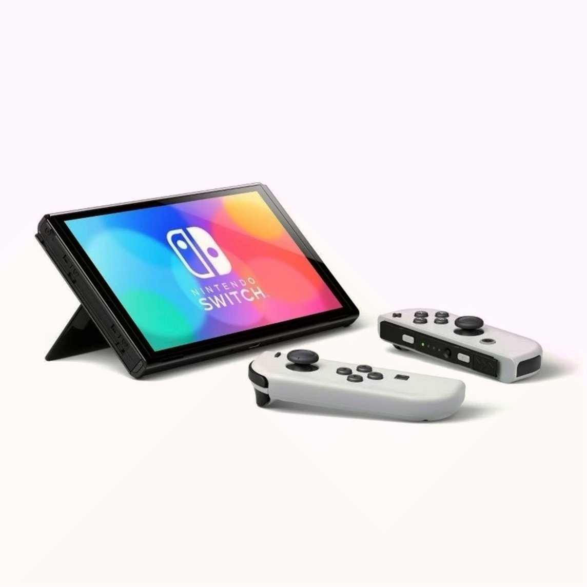 Nintendo Switch OLED Model White Joy-Con Unlocked - Used image 5