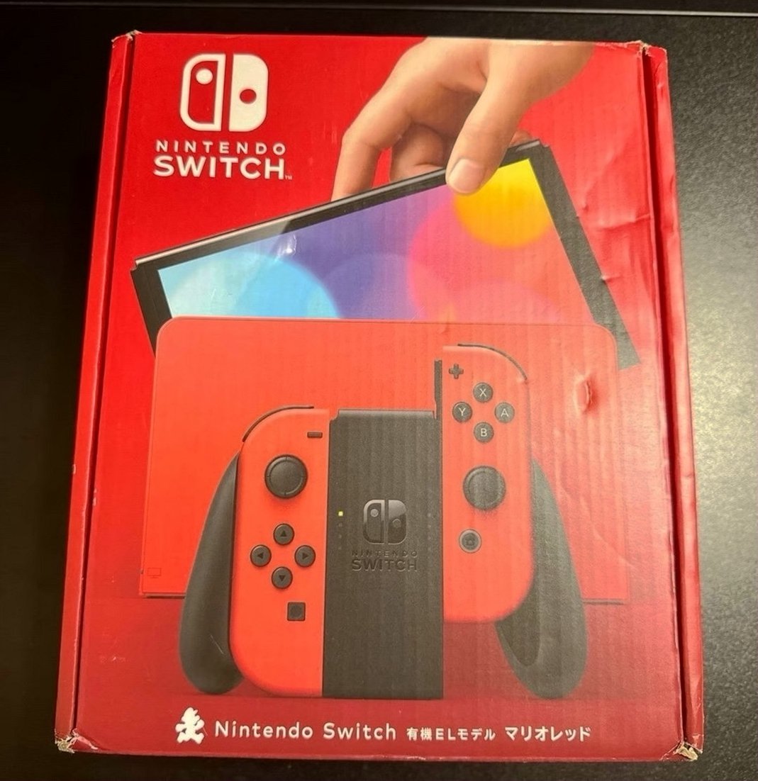 Nintendo Switch OLED Red Mario Edition 7G23 - Used