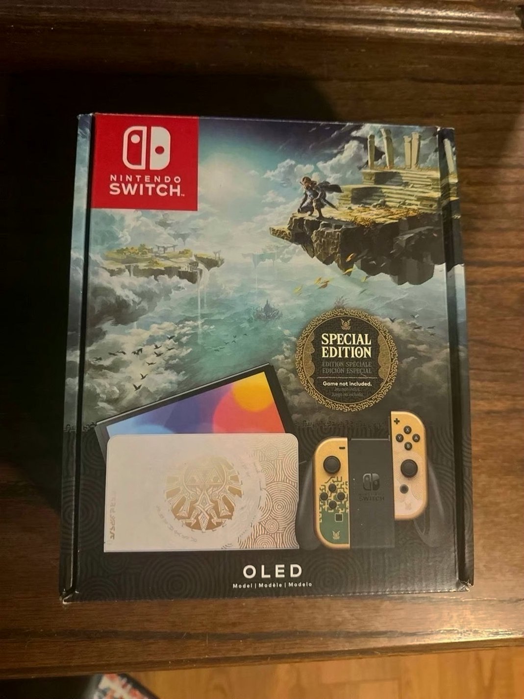 Nintendo Switch OLED Zelda Special Edition Tear of the Kingdom TOTK Unlocked - Used