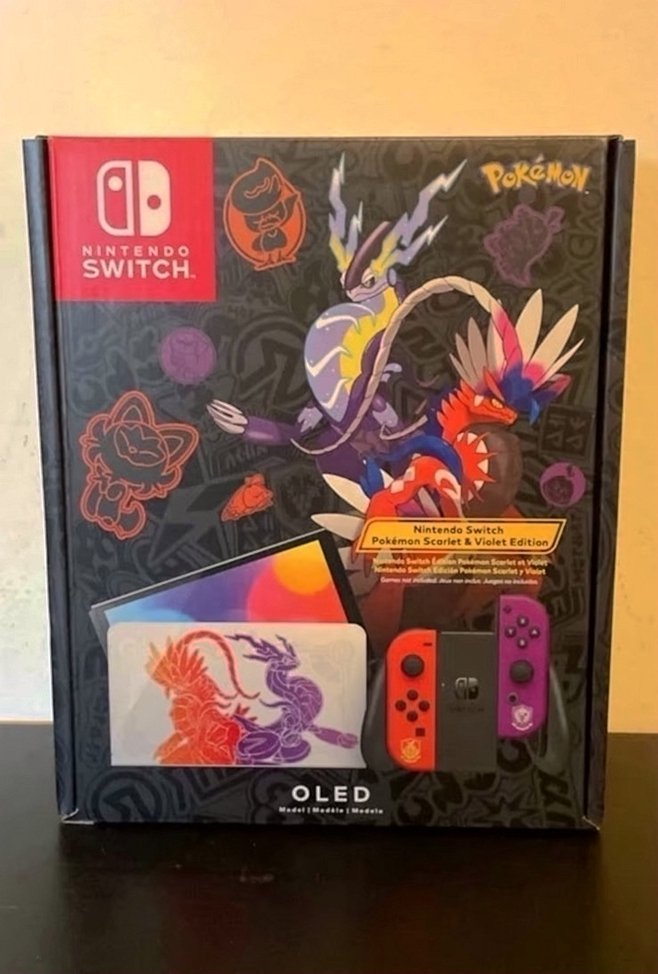 Nintendo Switch OLED Pokemon Scarlet Violet Edition - Used