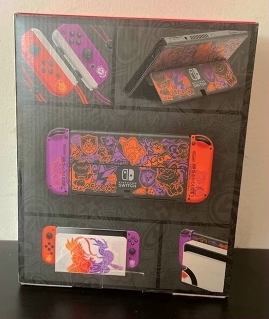 Nintendo Switch OLED Pokemon Scarlet Violet Edition - Used image 2