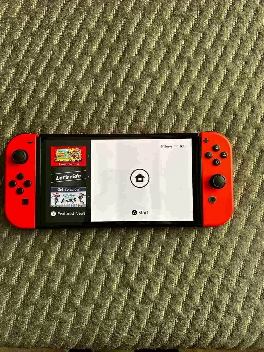 Nintendo Switch OLED Mario Edition Gently Used image 2