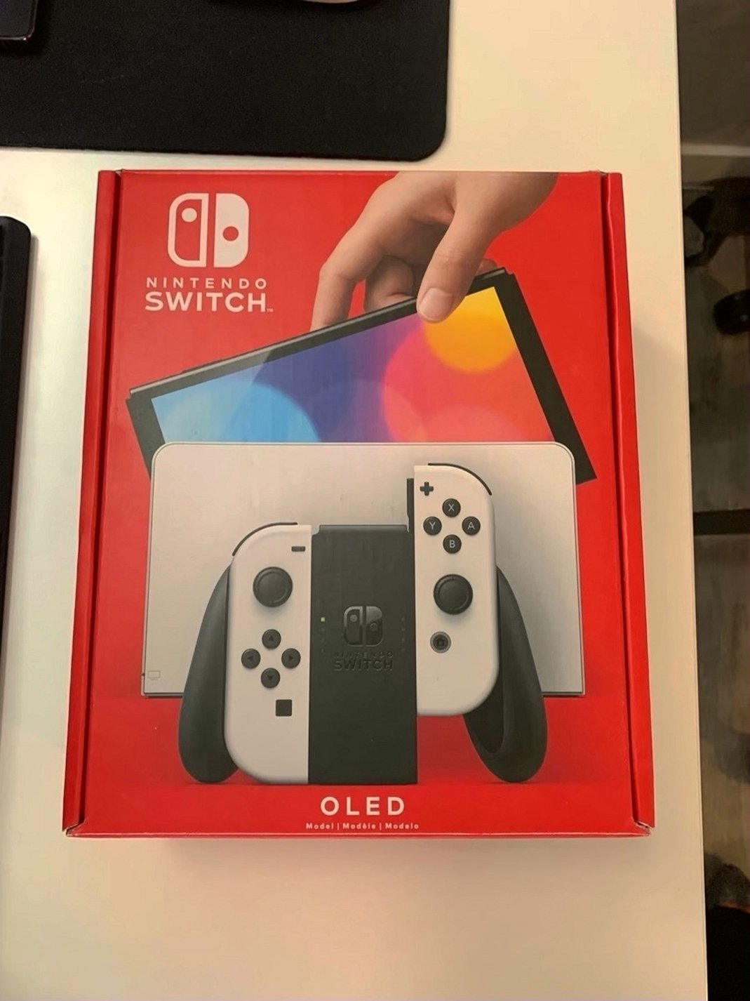Nintendo Switch OLED Console 64GB Neon Red/Blue Unlocked - Used