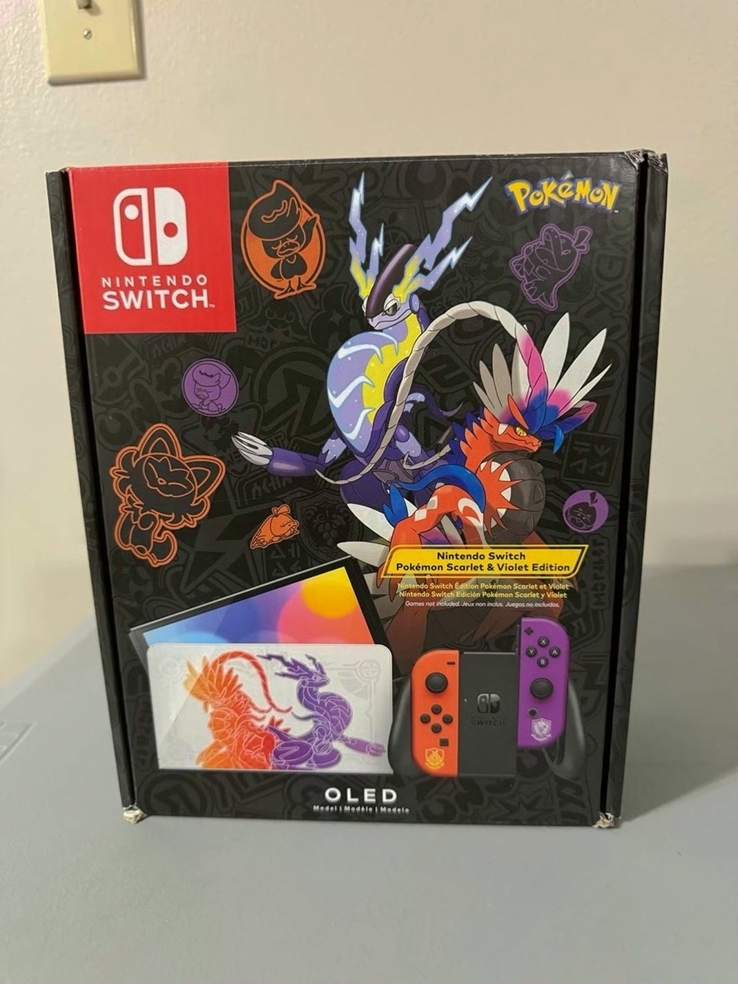 Nintendo Switch OLED Pokemon Scarlet & Violet Limited Edition - Used
