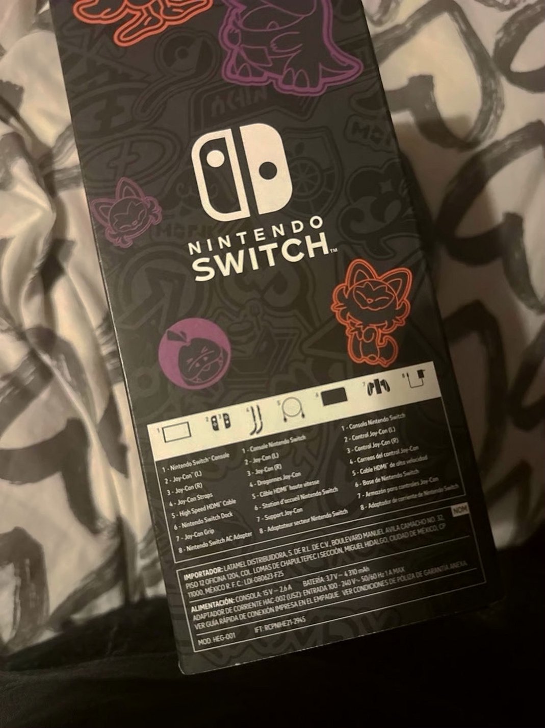Nintendo Switch OLED Pokémon Scarlet & Violet Edition Unlocked - Used image 3
