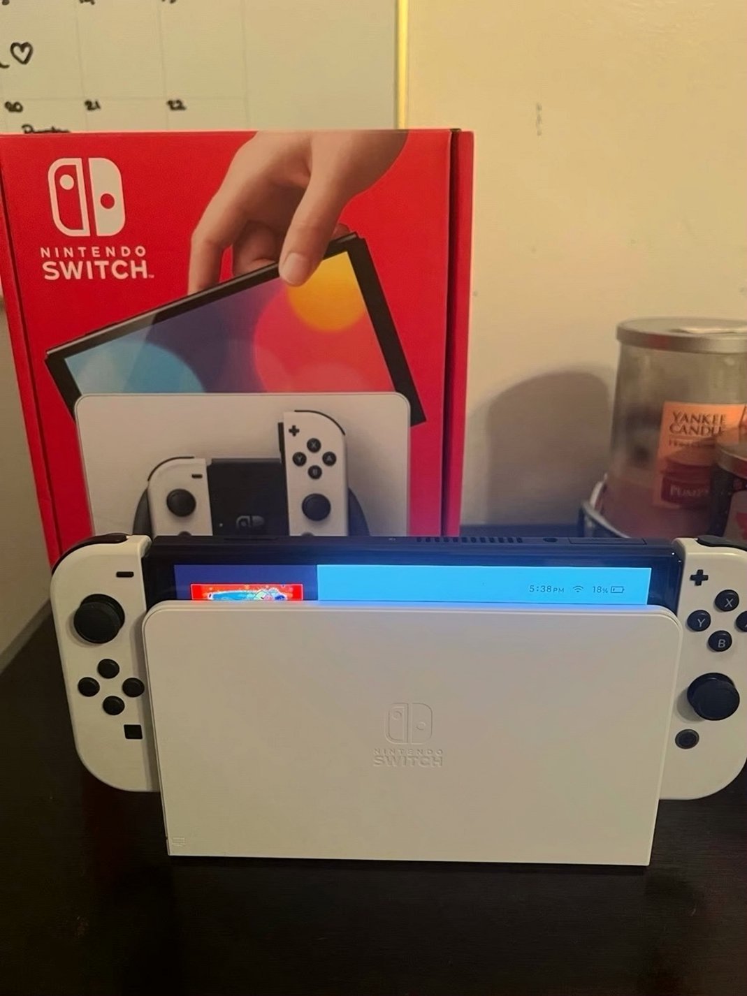 Nintendo Switch OLED 2W55 64GB White Unlocked - Used