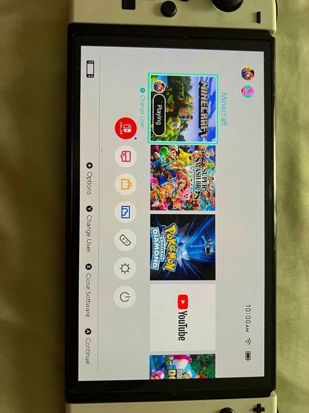 Nintendo Switch OLED Bundle 9N53 - Used image 2