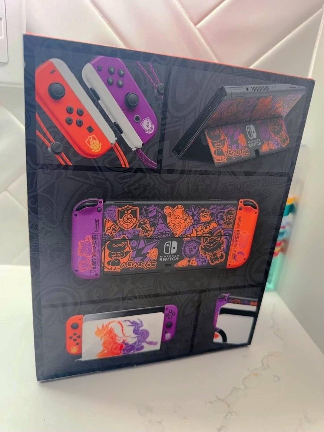 Nintendo Switch OLED Pokémon Scarlet & Violet Edition Console - Used image 4