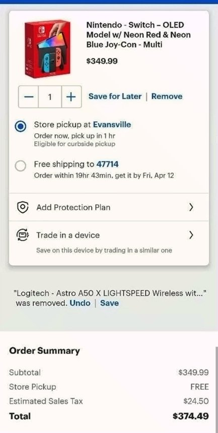 Nintendo Switch OLED 2S52 Unlocked - Used image 3