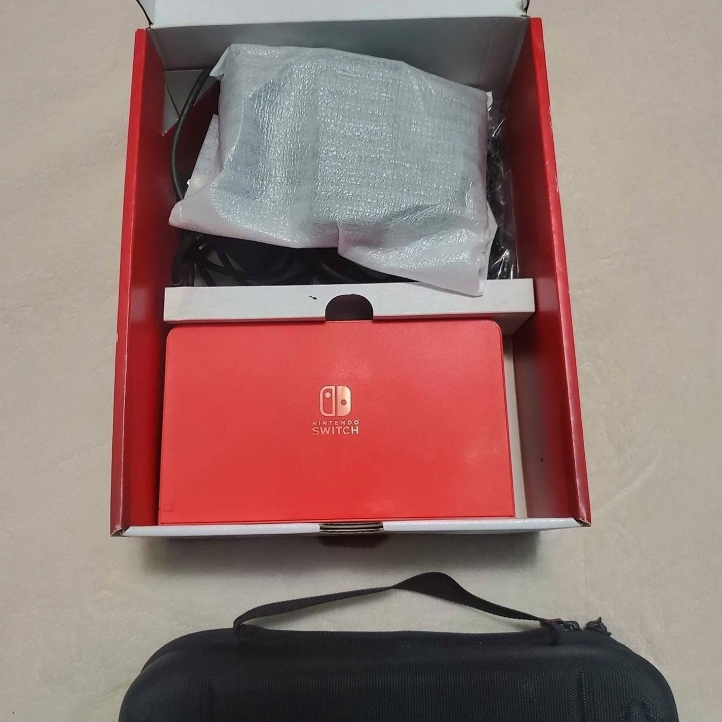 Nintendo Switch OLED 128GB Mario Edition with Hekate RP-2040 - Used image 2