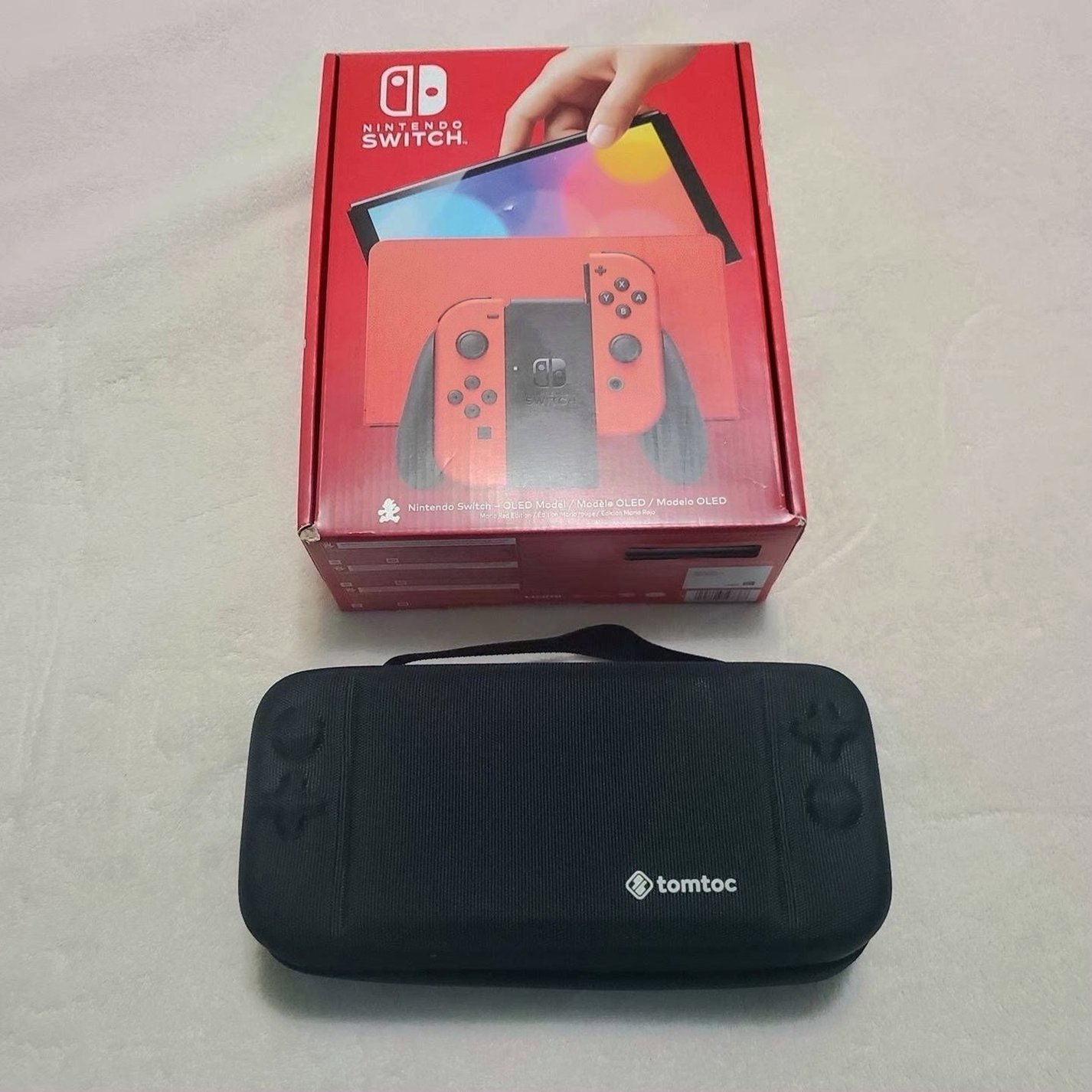 Nintendo Switch OLED 128GB Mario Edition with Hekate RP-2040 - Used image 5