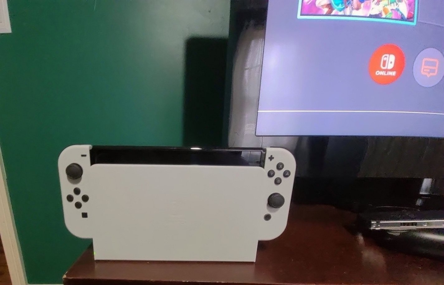 Nintendo Switch OLED Model White Joy-Con Used image 3