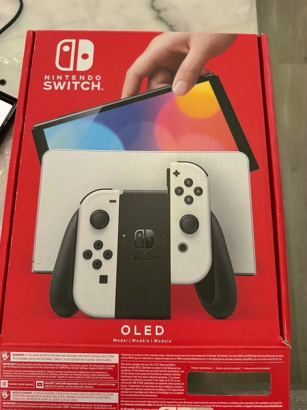 Nintendo Switch OLED with Pokemon Violet 7L71 - Used