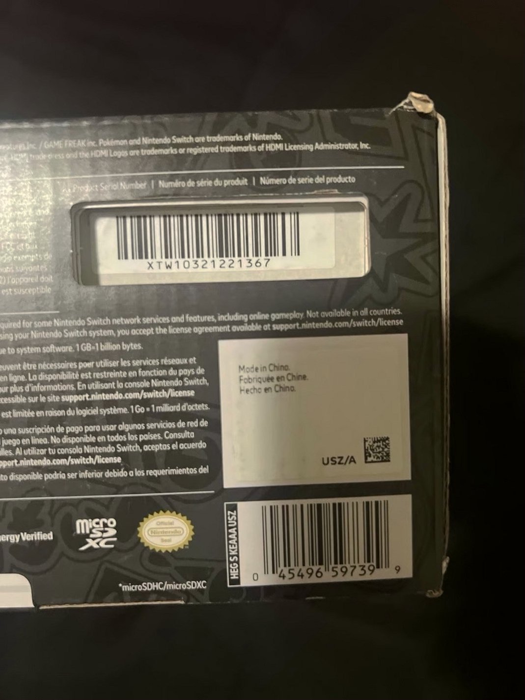 Nintendo Switch OLED Pokemon: Scarlet & Violet Edition - Used image 3