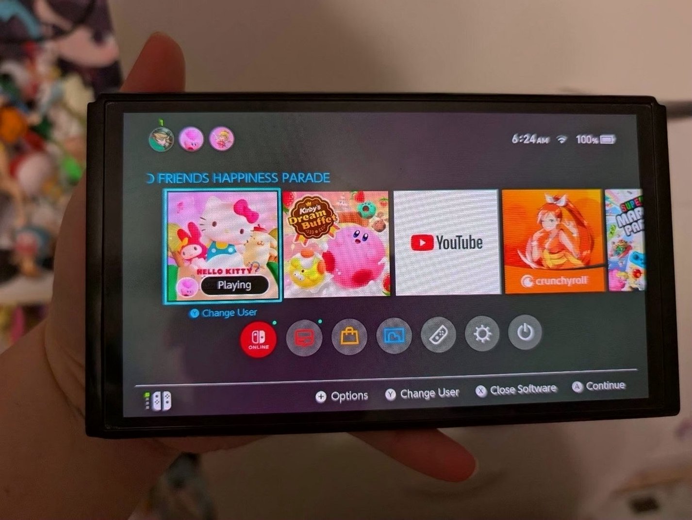 Nintendo Switch OLED 9G63 64GB White - Used image 3