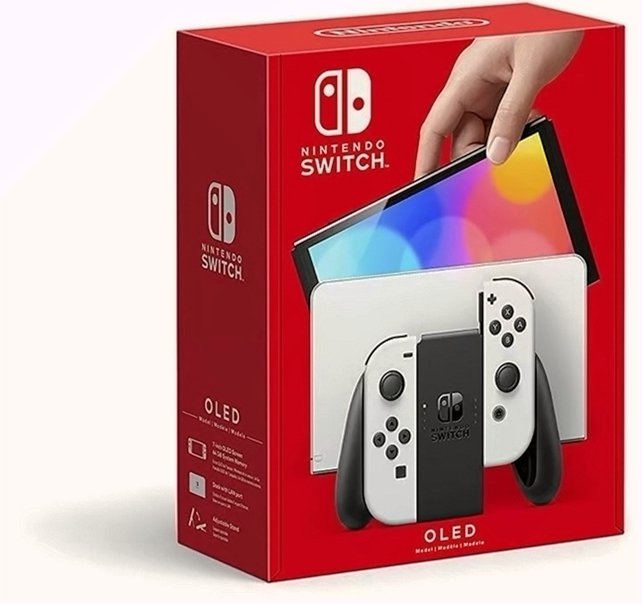 Nintendo Switch OLED Model with White Joy-Cons Unlocked - Used image 4
